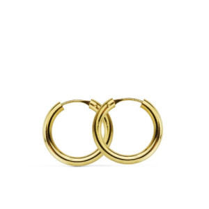 Pendientes Aros Oro 11 mm PE010093