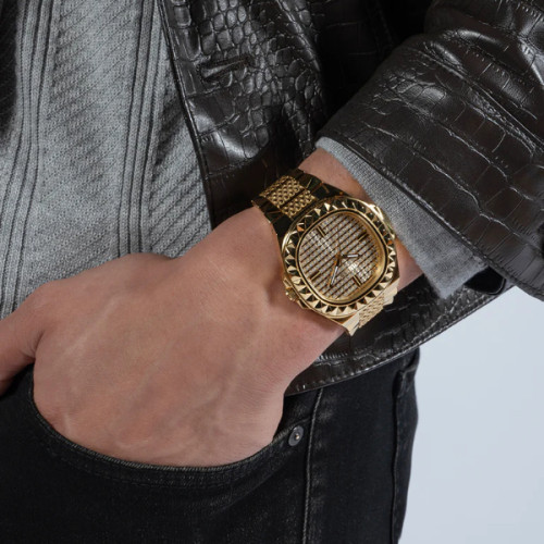 Reloj Guess Hombre Dorado Rebel GW0622G1