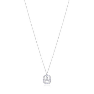Collar de Plata Letra A Viceroy Elegant 13181C000-30A