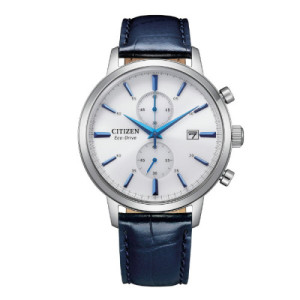 Reloj Citizen Hombre Piel Azul CA7069-16A