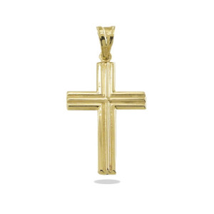 Cruz de Oro Sin Cristo Comunión CO010596