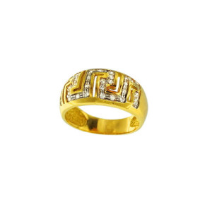 Anillo de Oro para Mujer Greca AN010094