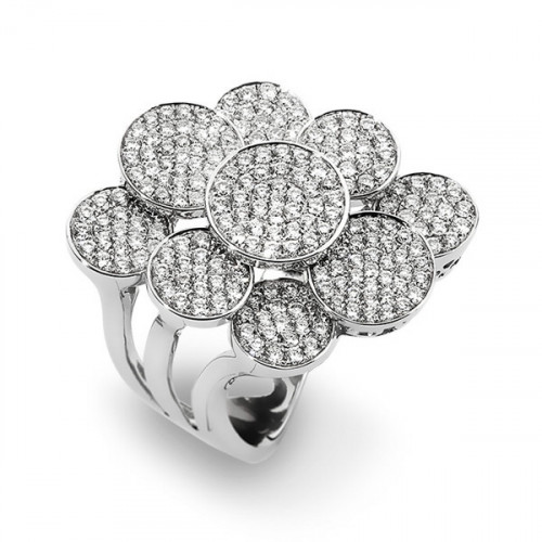 anillos con flores